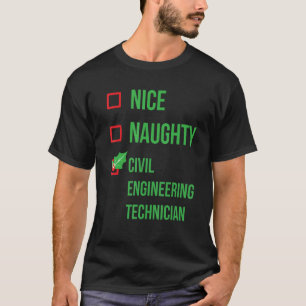 Camiseta Engenheiro Civil Funny Pajama Christma