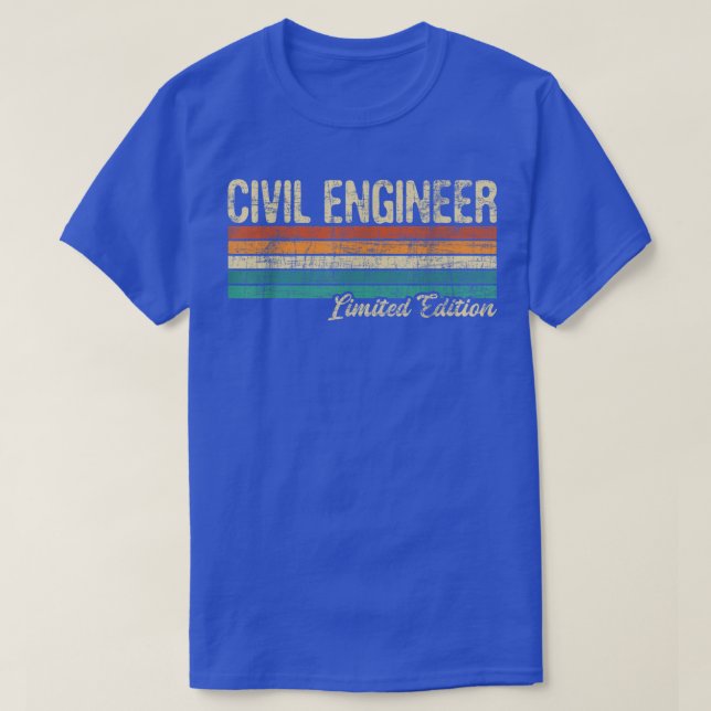 Camiseta Engenheiro Civil Ltd EditionBridge Builder Enginee (Frente do Design)