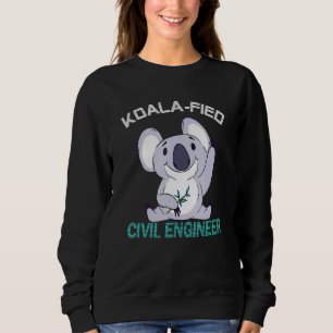 Camiseta Engenheiro Civil Qualificado de Engenharia Koalafi