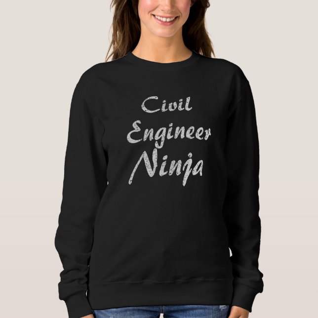 Camiseta Engenheiro Civil Título de Ocupação Profissional T (Frente)