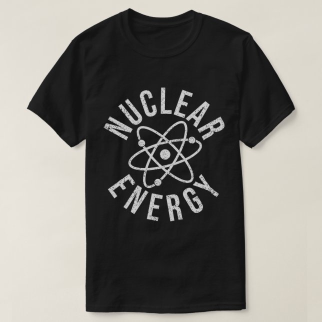 CAMISETA ENGENHEIRO DA CENTRAL DE ENERGIA ATÔMICA NUCLEAR (Frente do Design)
