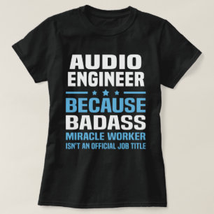 Camiseta Engenheiro de áudio