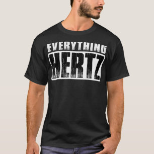 CAMISETA ENGENHEIRO DE ÁUDIO DE CARA DE SOM HERTZ 