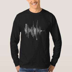 Camiseta Engenheiro De Áudio E Soundguy - Wav Heartb