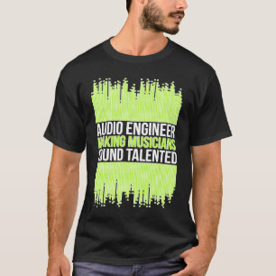 Camiseta Engenheiro de Áudio Engenharia de Áudio