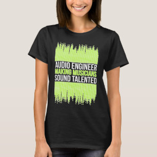 Camiseta Engenheiro de Áudio Engenharia de Áudio