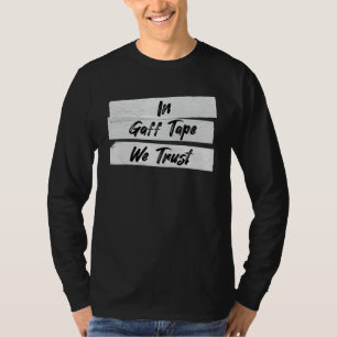 Camiseta Engenheiro de áudio Gaff Fita Usuário de fita Palc