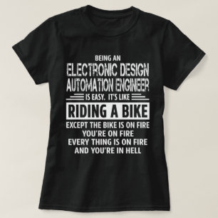 Camiseta Engenheiro de automação eletrônica de Design