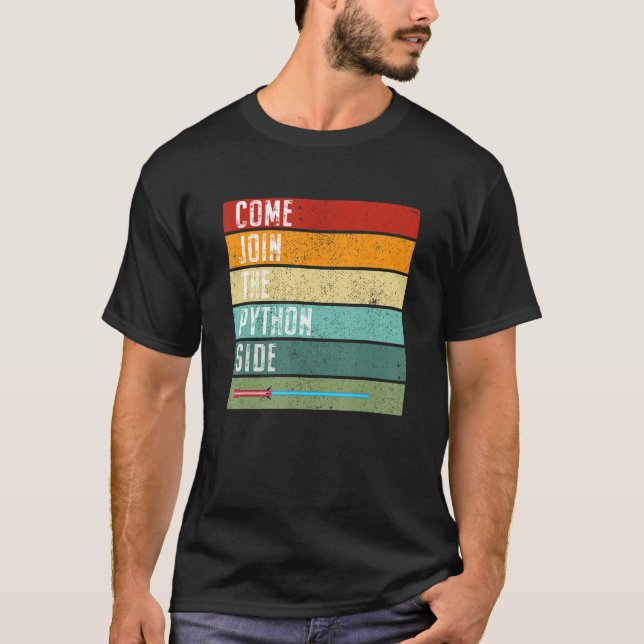 Camiseta Engenheiro de Codificação do Programador Python En (Frente)