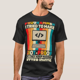 Camiseta Engenheiro de computador com código de cotação do