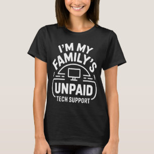Camiseta Engenheiro de Computador Engraçado Sou o Técnico N