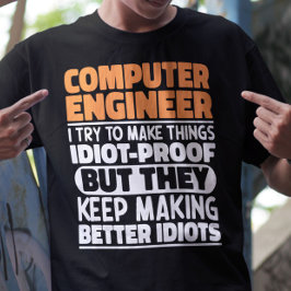 Camiseta Engenheiro De Computador Eu Tento Fazer As Coisas