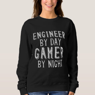 Camiseta Engenheiro de Dia Jogador de Noite Engenheiro Mecâ