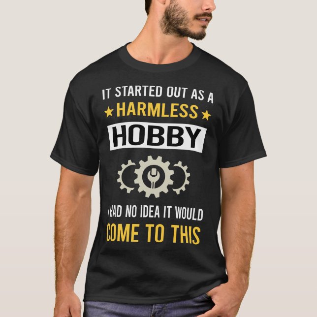 Camiseta Engenheiro de Engenharia de Modelo de Hobby Inofen (Frente)
