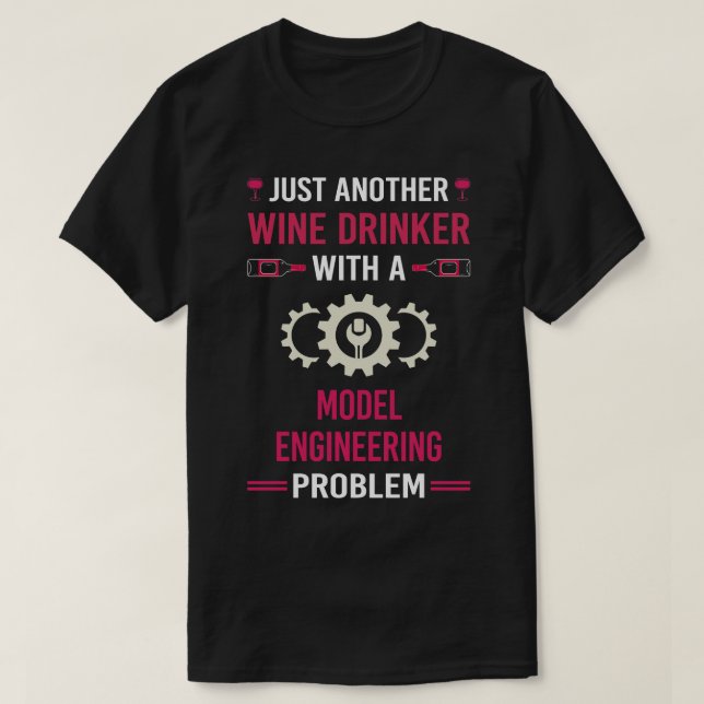 Camiseta Engenheiro de Engenharia de Modelos de Bebidas de  (Frente do Design)