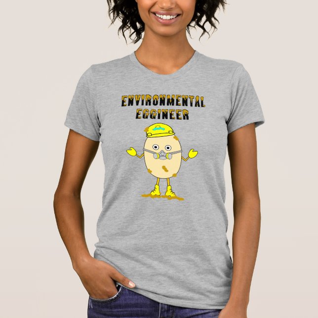 Camiseta Engenheiro de Engenheiro Ambiental (Frente)