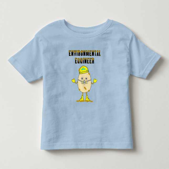 Camiseta Engenheiro de Engenheiro Ambiental Bebê Bodycase (Frente)