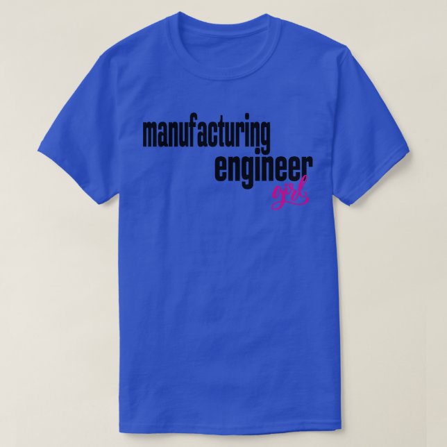 Camiseta Engenheiro de fabricação de Engenheiros (Frente do Design)
