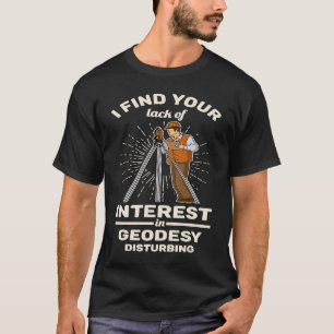 Camiseta Engenheiro de geodésia agrimensura teodolito profi
