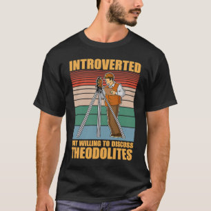 Camiseta Engenheiro de geodésia de topografia agrimenssor t