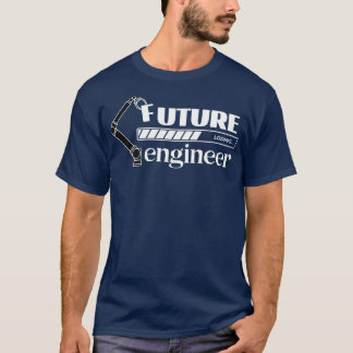 Camiseta Engenheiro De Graduação Do Bar De Carregamento Fut