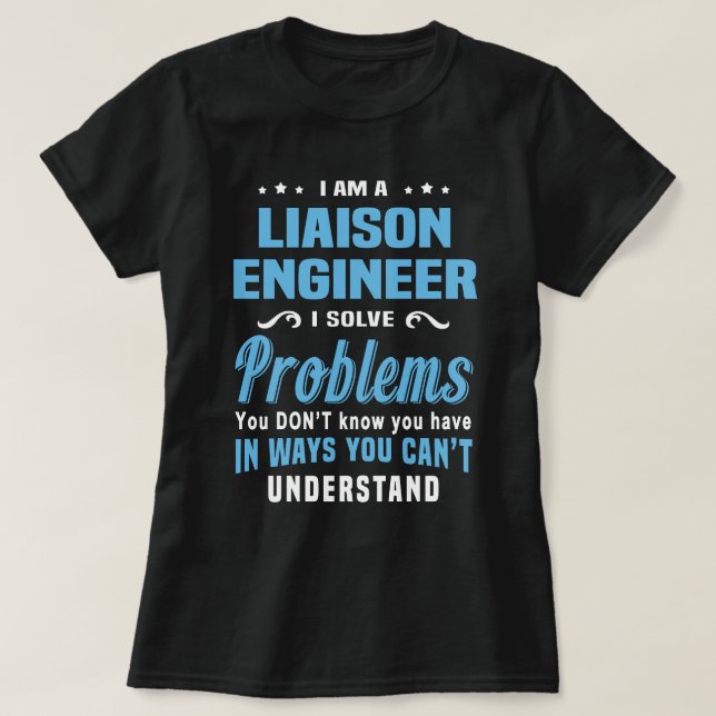 Camiseta Engenheiro de ligação (Frente do Design)