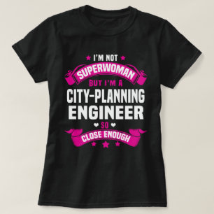 Camiseta Engenheiro de Planejamento de Cidade