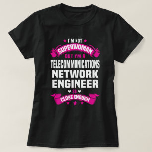 Camiseta Engenheiro de rede de telecomunicações