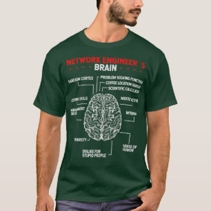 Camiseta Engenheiro de Rede do Servidor de Engenharia de Re