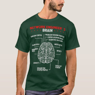 Camiseta Engenheiro de Rede do Servidor de Engenharia de Re