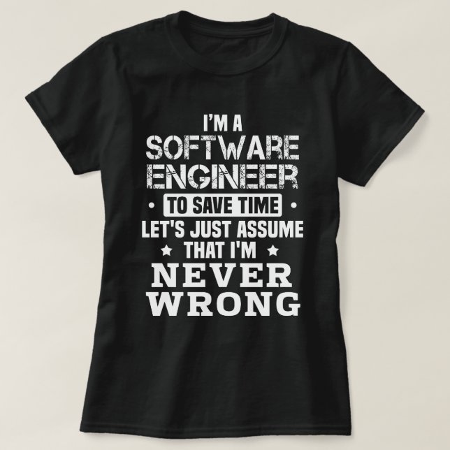 Camiseta Engenheiro de software (Frente do Design)