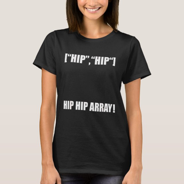 Camiseta Engenheiro de software da Hip Array (Frente)