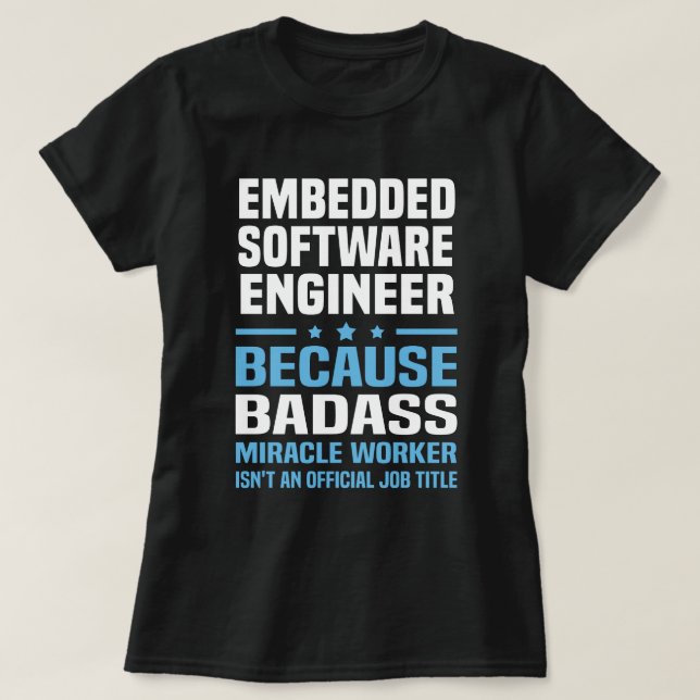 Camiseta Engenheiro de software integrado (Frente do Design)