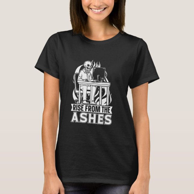 Camiseta Engenheiro de software para desenvolvedor de esque (Frente)