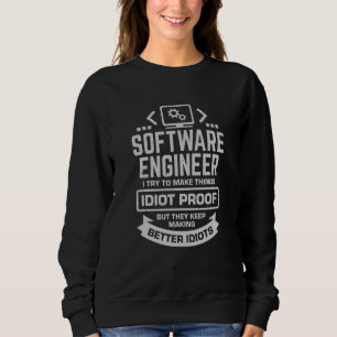 Camiseta Engenheiro de Software Tento Fazer as Coisas à Pro