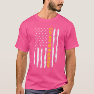 Camiseta Engenheiro de Soluções Orgulhoso Carrer Vintage Am