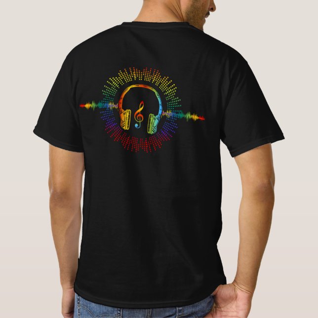 Camiseta Engenheiro de som Áudio Wave Áudio Engenheiro Músi (Verso)