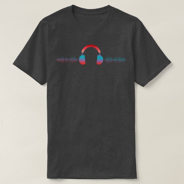 Camiseta Engenheiro de som Áudio Wave Engenheiro de áudio L (Frente do Design)