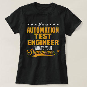 Camiseta Engenheiro de Teste de Automação