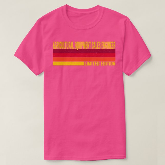 Camiseta Engenheiro de vendas de equipamentos agrícolas (Frente do Design)
