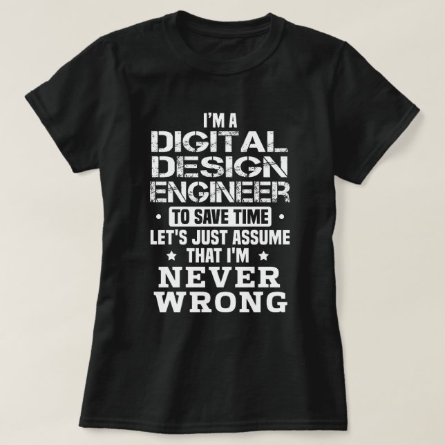 Camiseta Engenheiro Design digital (Frente do Design)