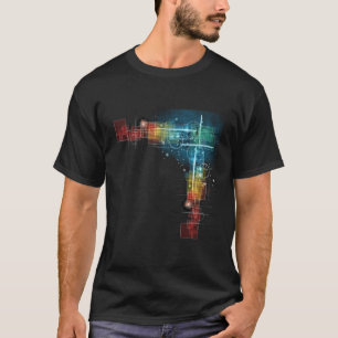 Camiseta Engenheiro do circuito do computador Oferece Nerd