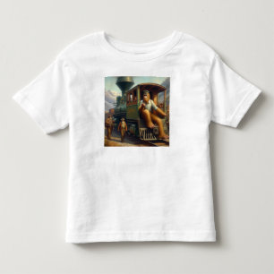 Camiseta Engenheiro do comboio com pé-direito