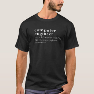 Camiseta engenheiro do computador. entrada de dicionário en