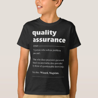 Camiseta Engenheiro do Gestor de Garantia de Qualidade