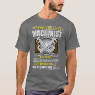 Camiseta Engenheiro do Mecanismo Mecânico Mecânico Machin