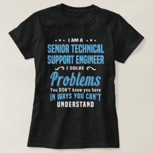 Camiseta Engenheiro do Suporte Técnico do mais velho
