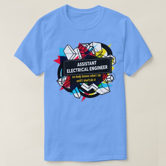 CAMISETA ENGENHEIRO ELÉTRICO ASSISTENTE 3 (Frente do Design)