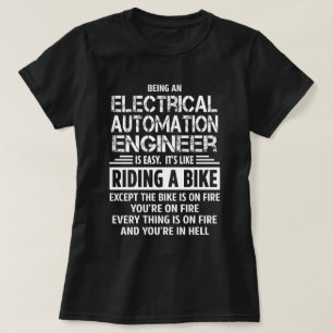 Camiseta Engenheiro elétrico da automatização