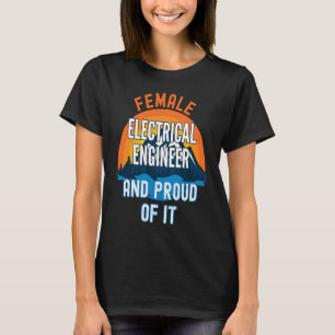 Camiseta Engenheiro Elétrico Feminino E Orgulho Dele